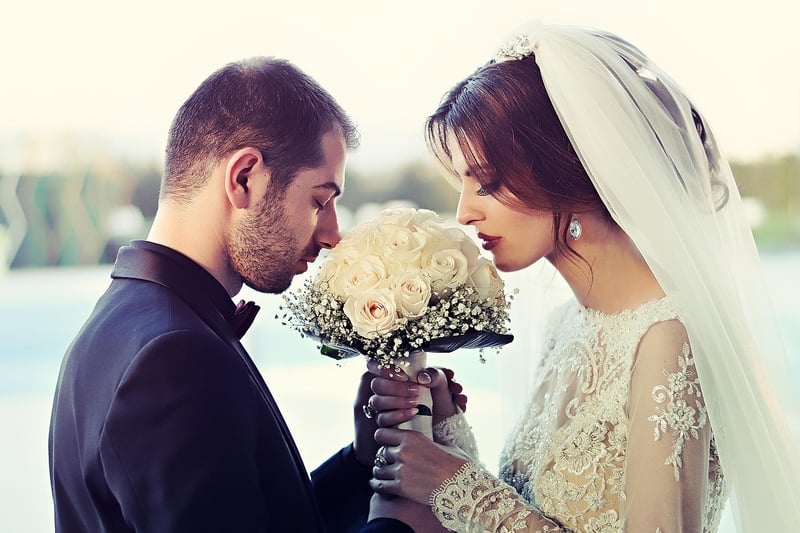 Bride in a wedding dress